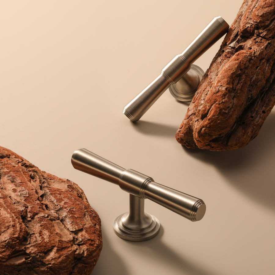 Neve Brass Cabinetry T Handle - Little Swagger