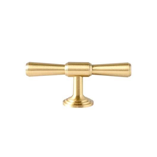 Brass Cabinetry T-Handle - Neve - Little Swagger Australia