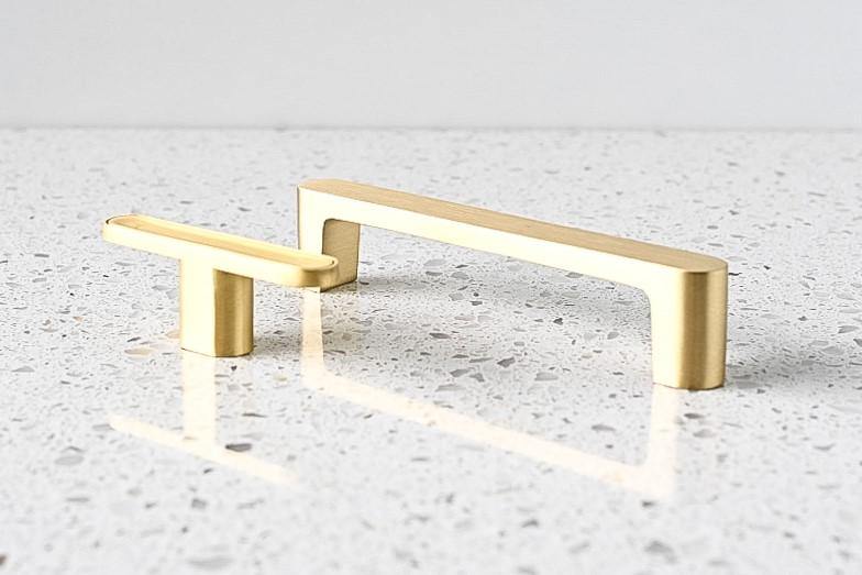 Brass Cabinetry T-Handle - Hilary - Little Swagger Australia